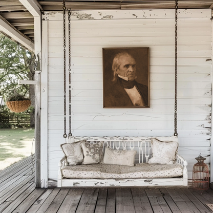 James Polk 11th President Sepia Photo