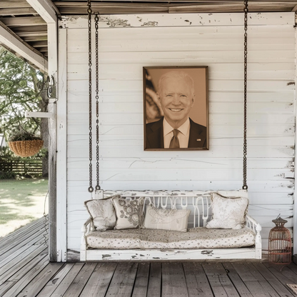 Joe Biden 46th President Sepia Photo