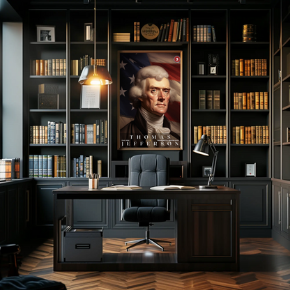 Thomas Jefferson 3rd President Of The United States Portrait