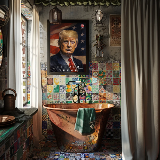 Donald Trump 47th President Of The United States Portrait