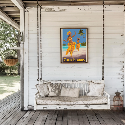 Cook Islands Vintage Poster