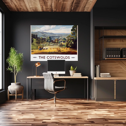The Cotswolds - See Britain by Train Poster