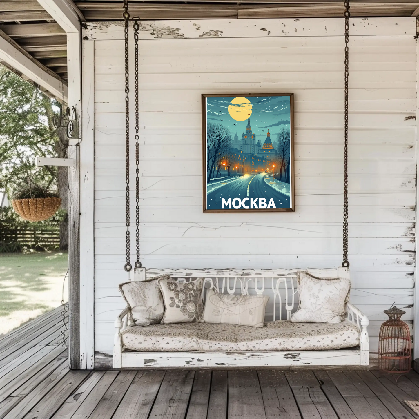 Moscow: Winter Night Poster
