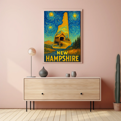 New Jersey Starry Night Poster