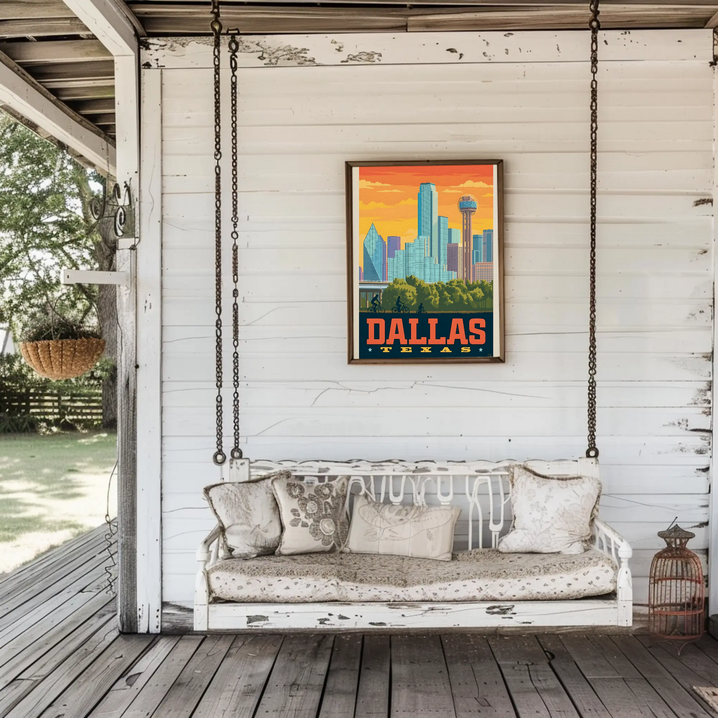 Dallas Texas Vintage Poster