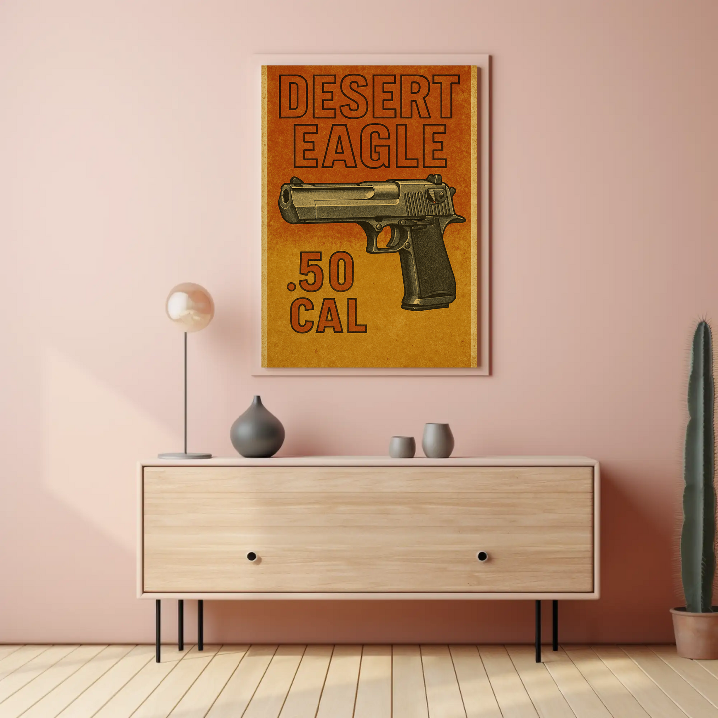 Desert Eagle 50 Cal Gun Poster