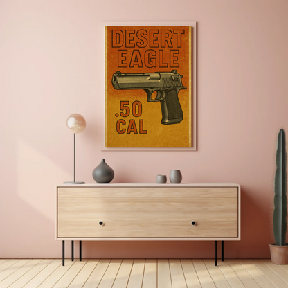Desert Eagle 50 Cal Gun Poster