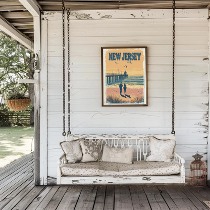 New Jersey Vintage Poster
