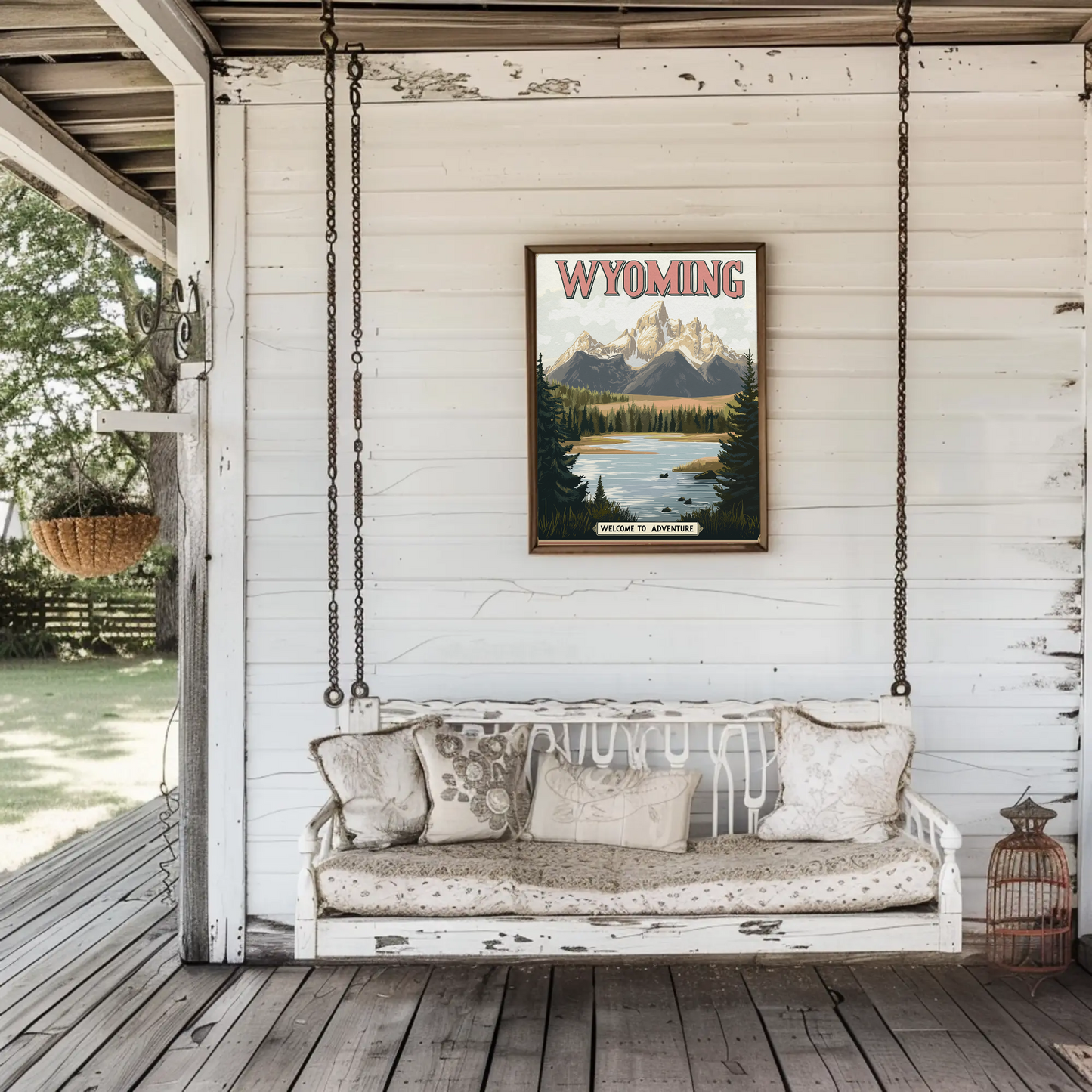 Wyoming Vintage Poster