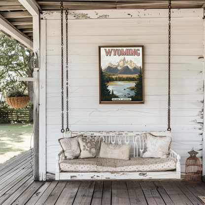 Wyoming Vintage Poster