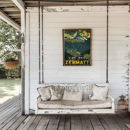 Zermatt Vintage Poster