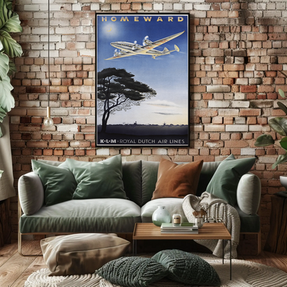KLM Homeward Poster