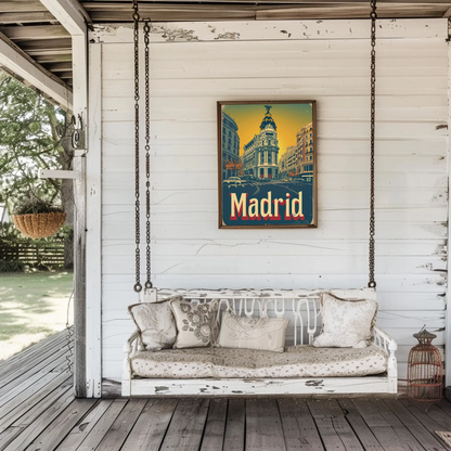 Madrid Vintage Poster