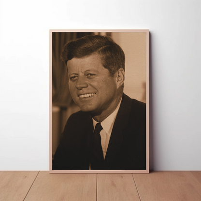 John F. Kennedy 35th President Sepia Photo