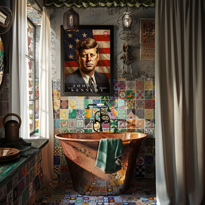 John F. Kennedy 35th President Of The United States Portrait