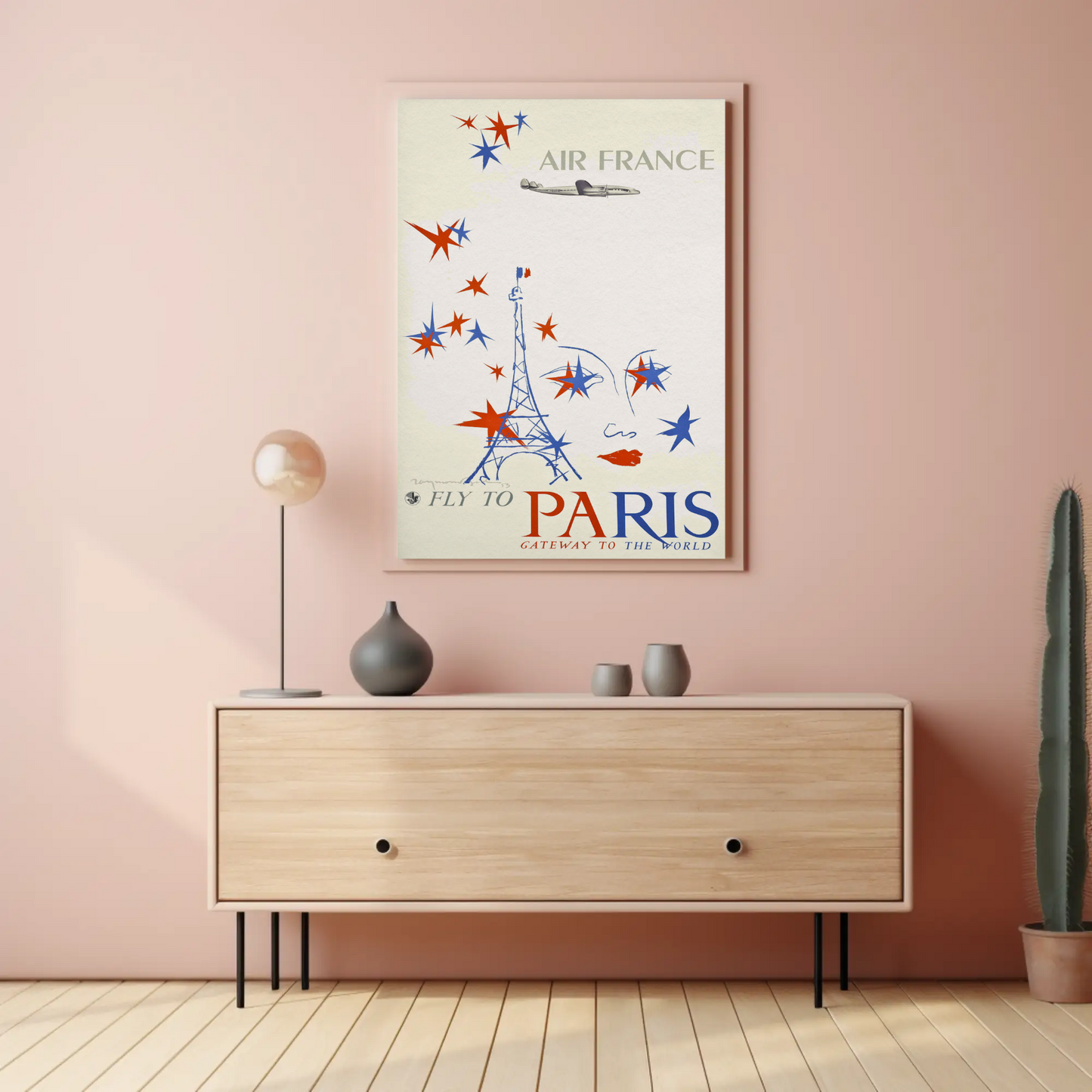 Fly to Paris Air France Gateway Poster