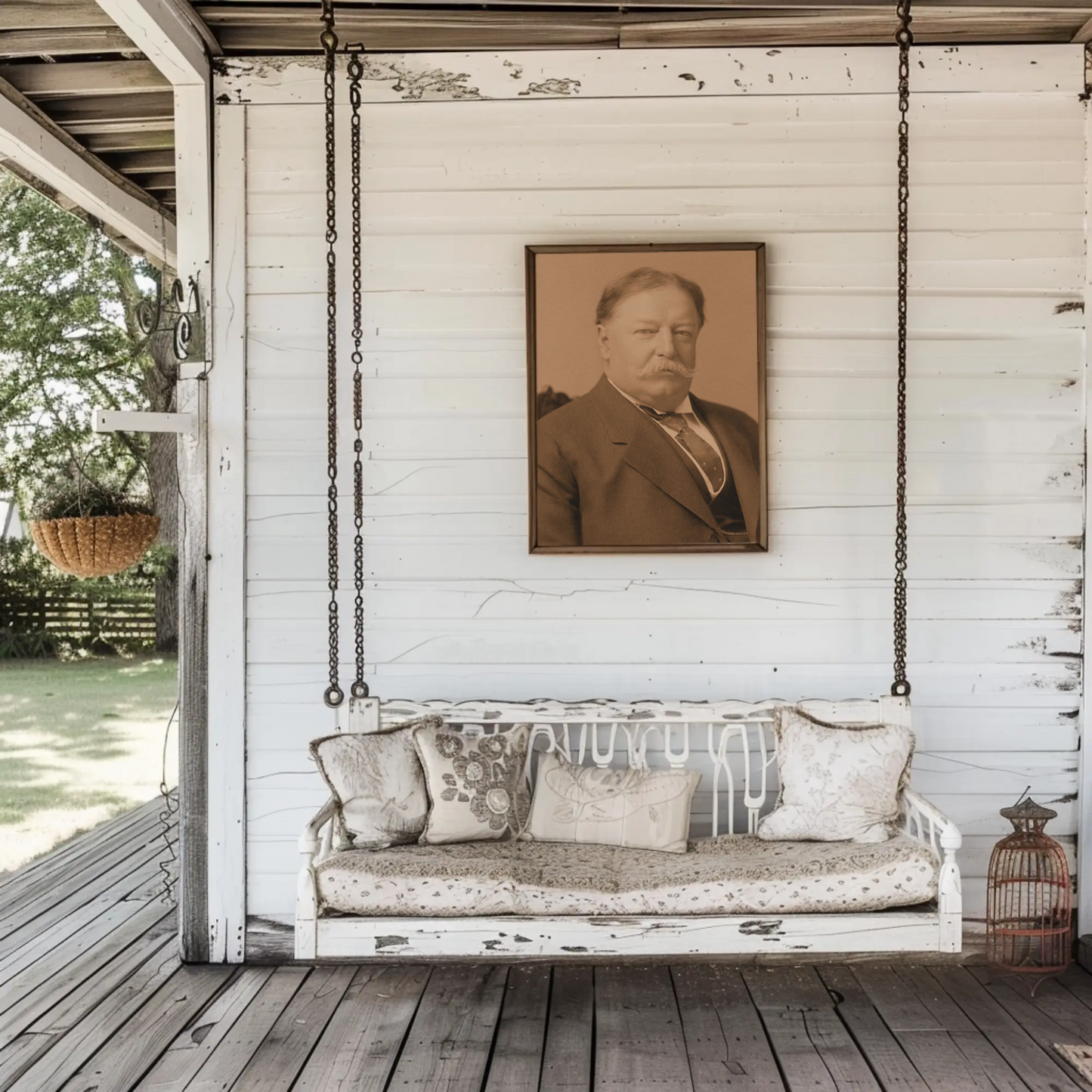 William Taft 27th President Sepia Photo