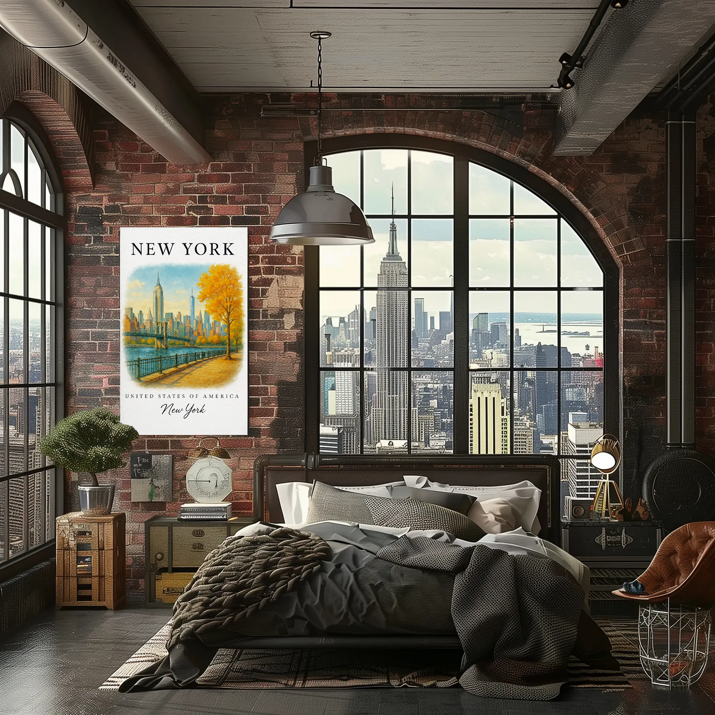 New York, New York Signature Series Vintage Travel Poster