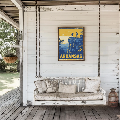 Arkansas Vintage Poster