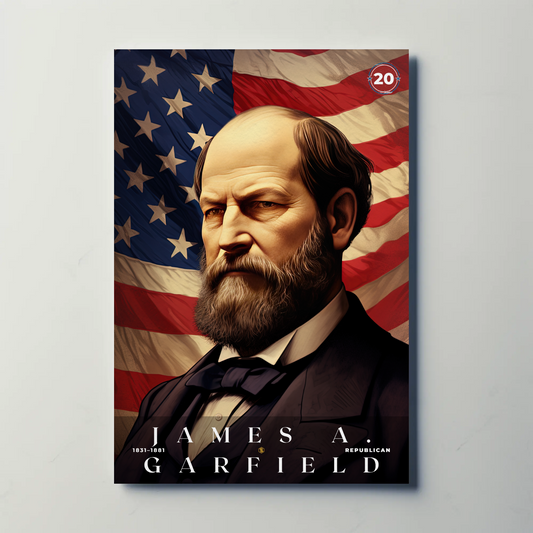 James Garfield 20th President Of The United States Portrait