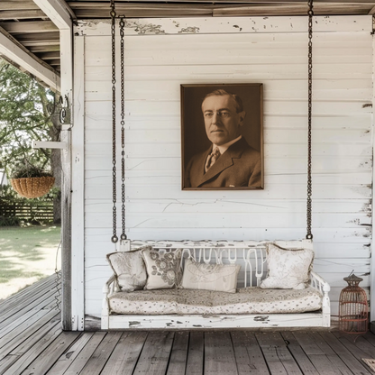 Woodrow Wilson 28th President Sepia Photo