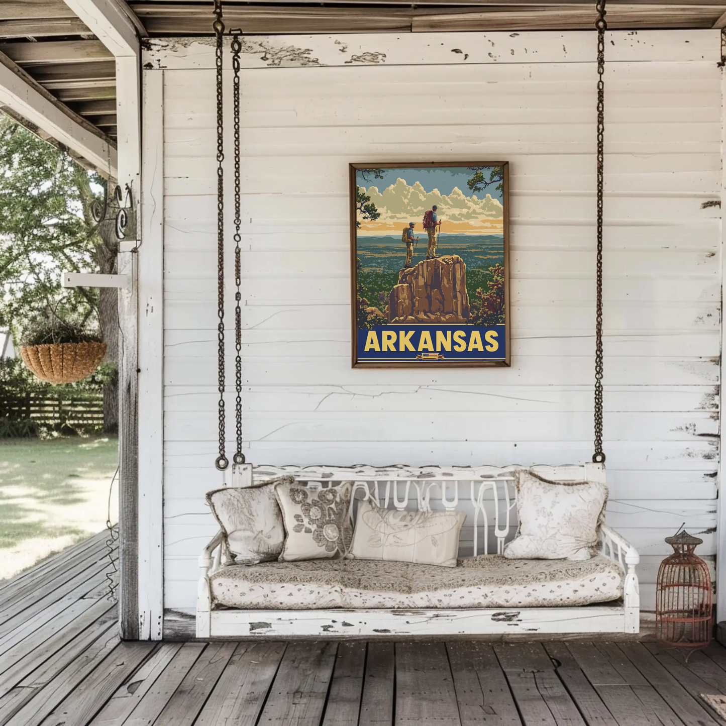 Vintage Poster Arkansas Hikers
