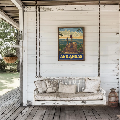 Vintage Poster Arkansas Hikers