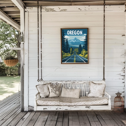 Oregon Vintage Poster