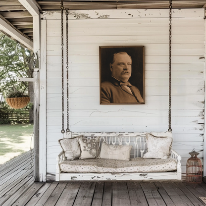 Grover Cleveland 24th President Sepia Photo