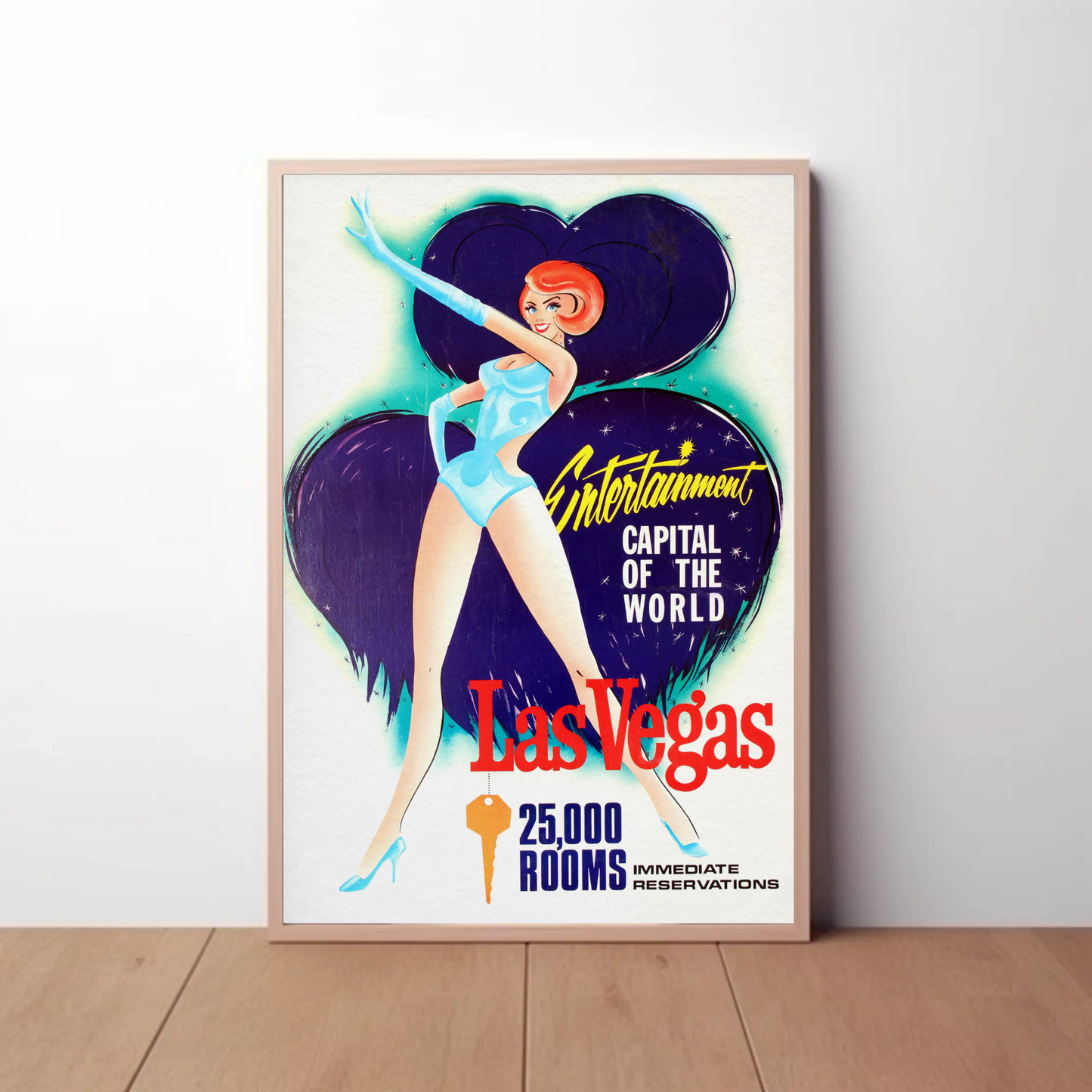 Las Vegas Entertainment Capital Vintage Poster
