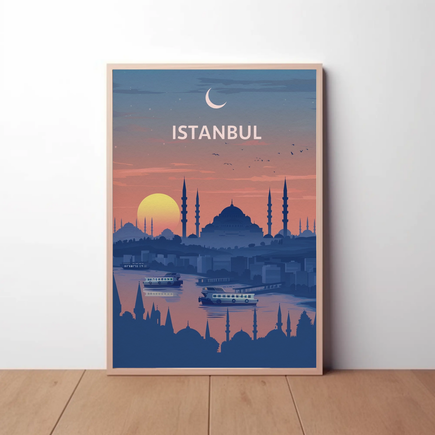 Istanbul: Sunset & Mosques Poster