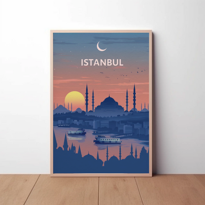 Istanbul: Sunset & Mosques Poster