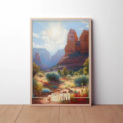 Arizona Vintage Poster