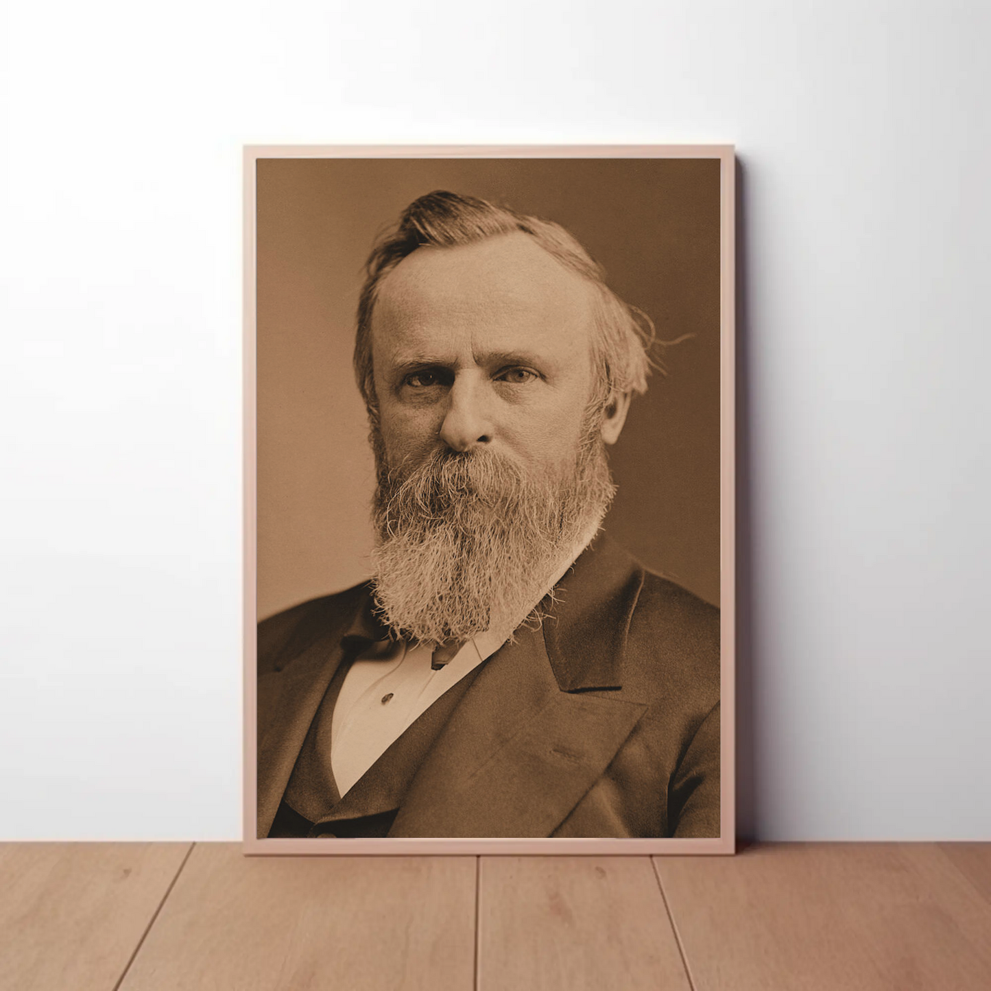 Rutherford B. Hayes 19th President Sepia Photo