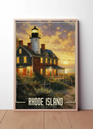 Vintage Poster - Rhode Island Point Judith United States