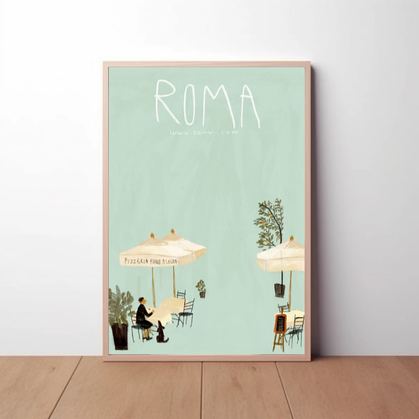 Roma: Italian CafÃ Poster