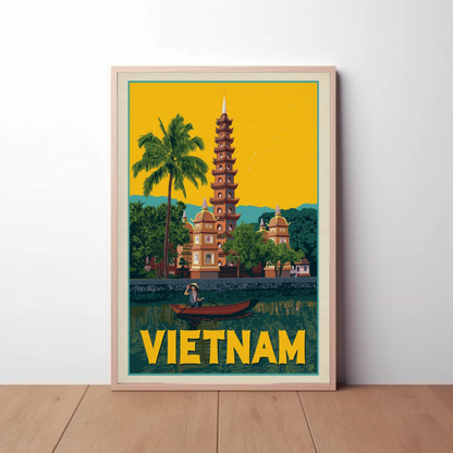Vietnam Vintage Poster