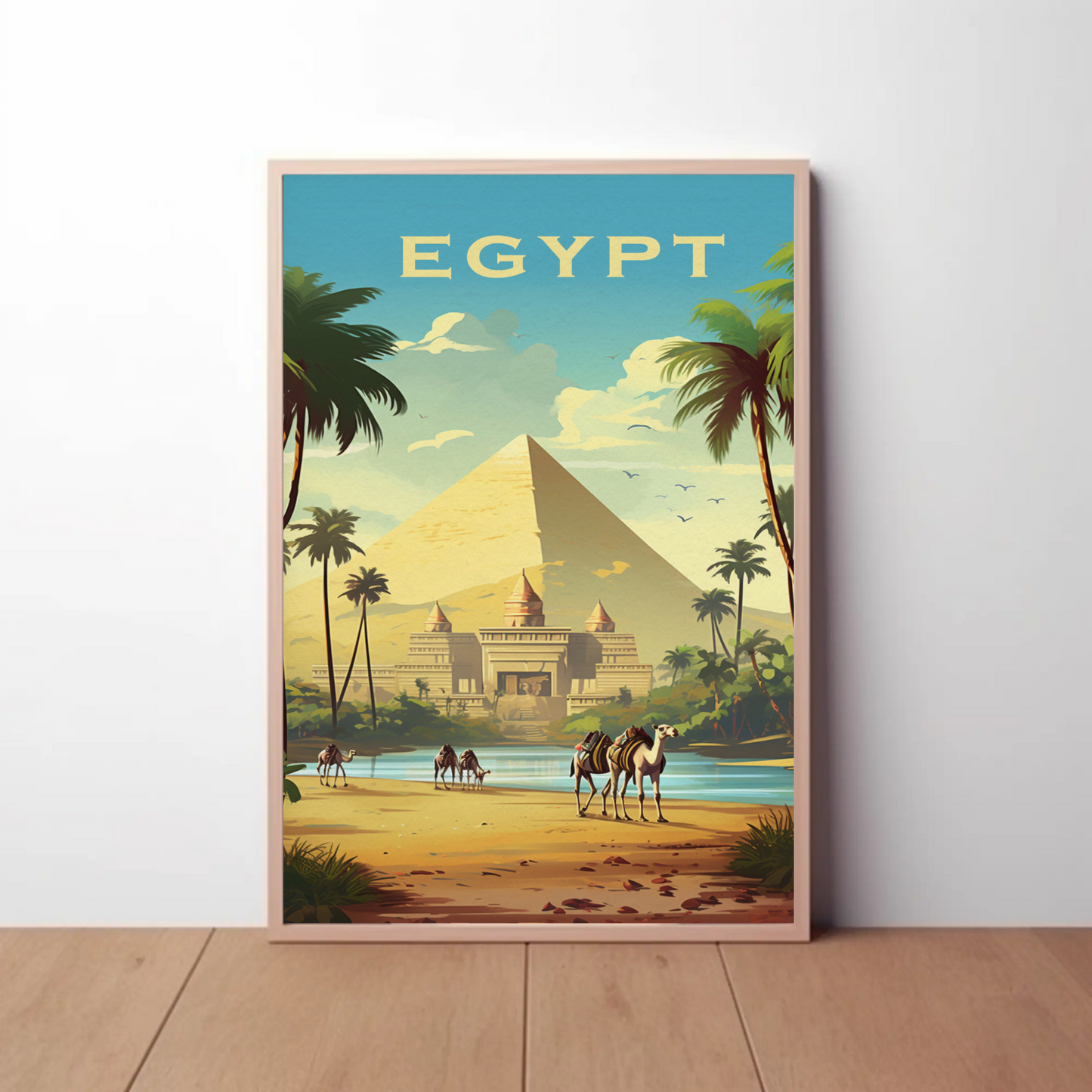 Egypt Vintage Travel Poster