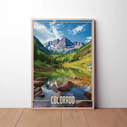Colorado Vintage Poster