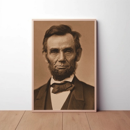 Abraham Lincoln 16th President Sepia Photo
