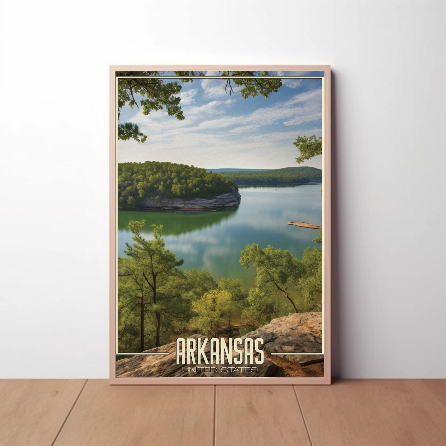 Arkansas Vintage Poster