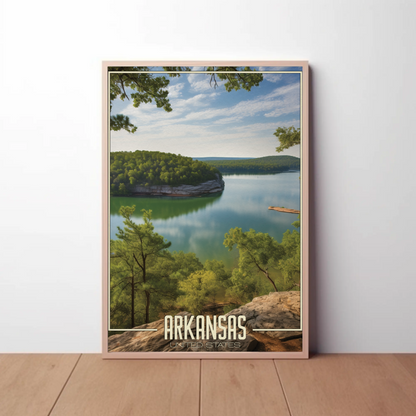 Arkansas Vintage Poster