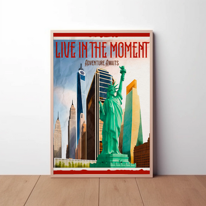 Vintage Poster New York City Liberty