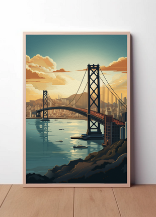 San Francisco Bay Bridge Poster