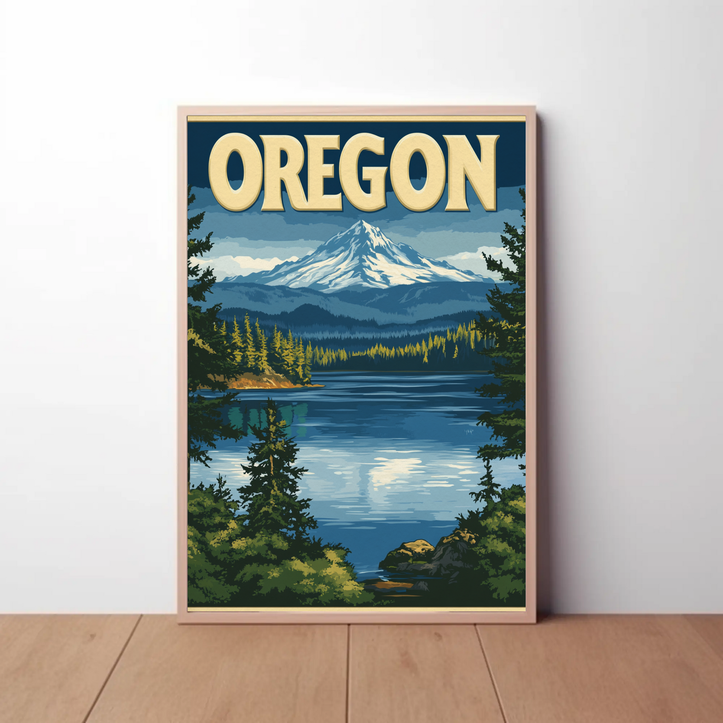 Oregon Vintage Poster
