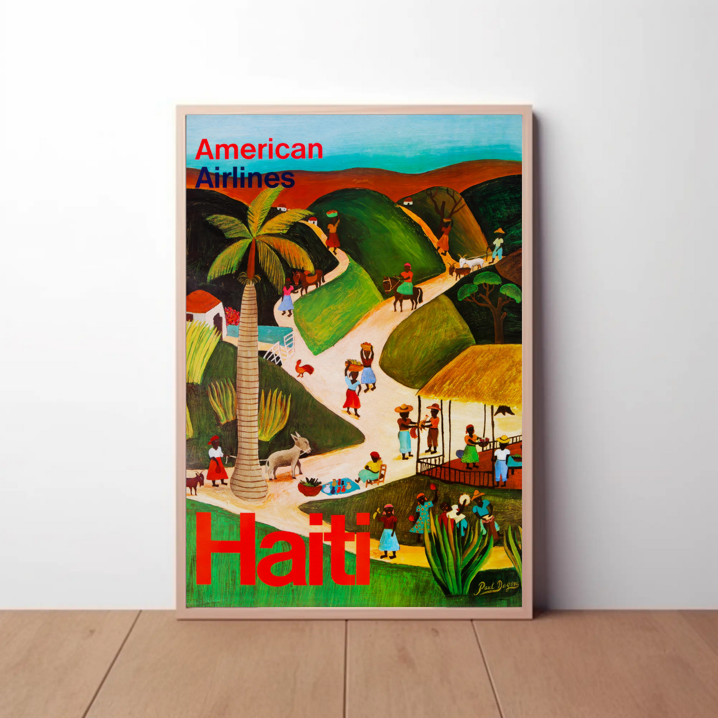 American Airlines Haiti Poster