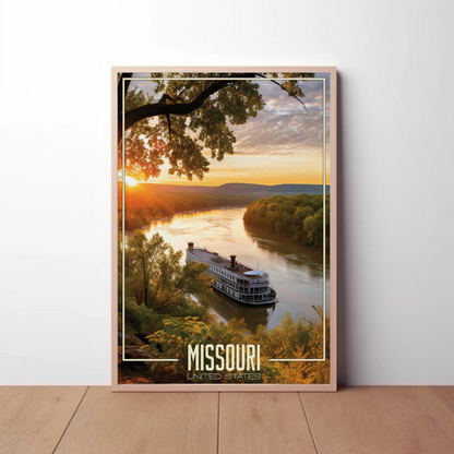 Missouri Vintage Poster