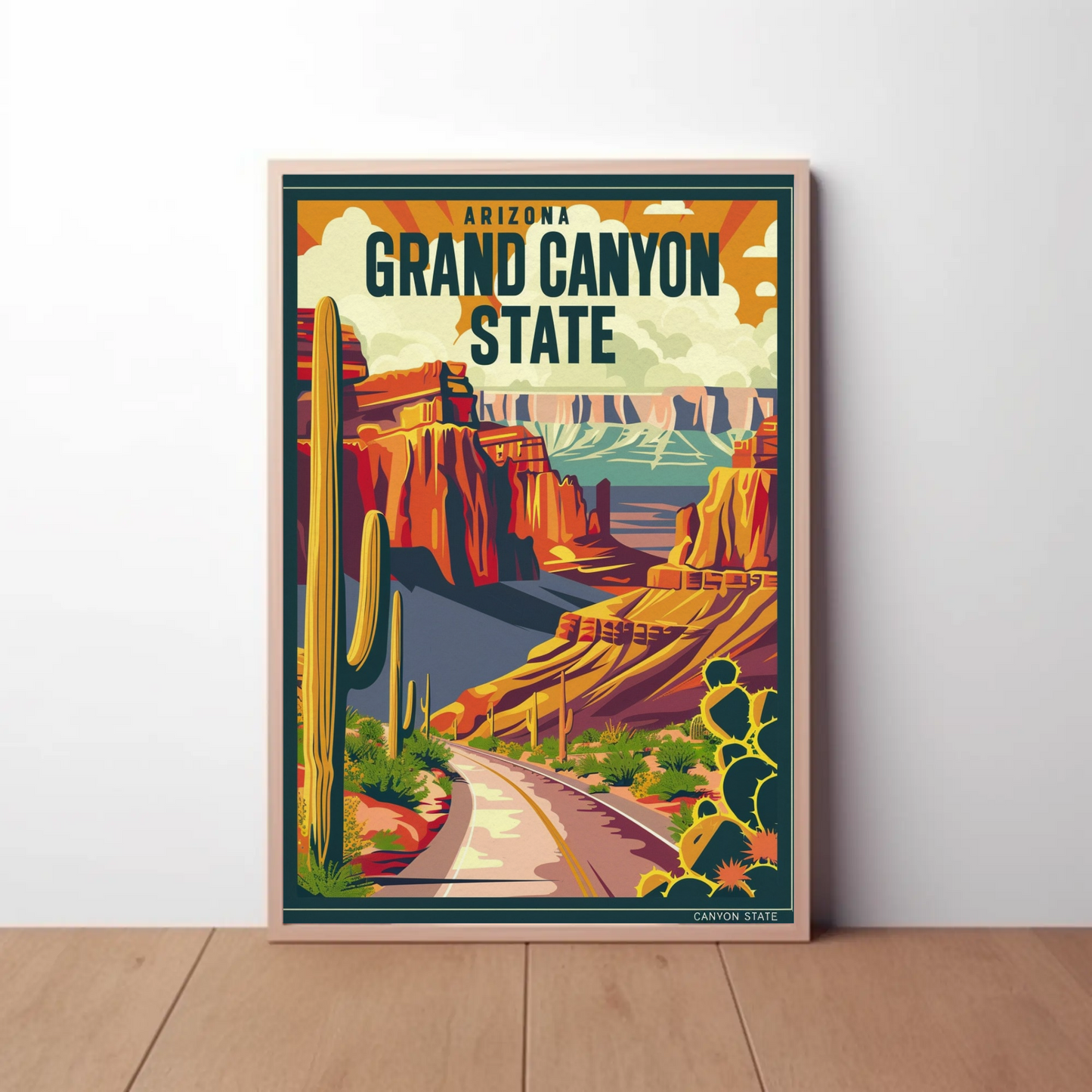 Vintage Travel Poster - Grand Canyon, Arizona
