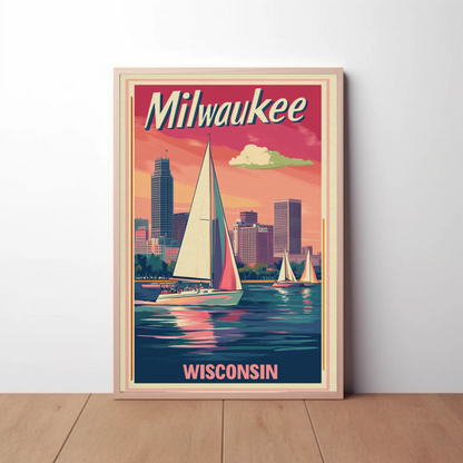 Milwaukee Vintage Poster