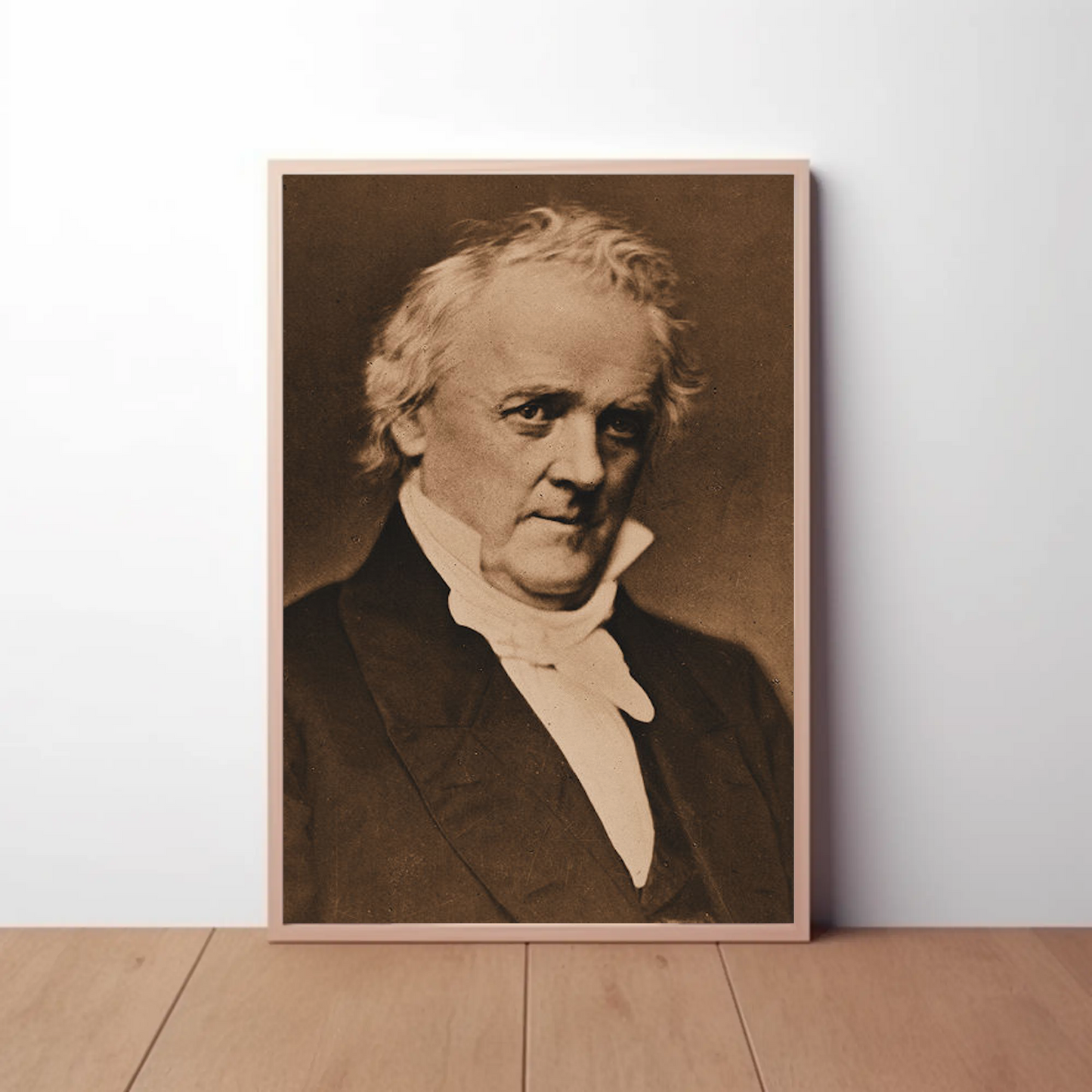 James Buchanan 15th President Sepia Photo